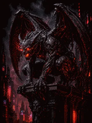 Arte de Blazewing Tyrant