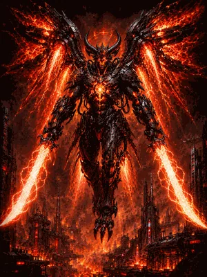 Arte de Pyrebound Cerberus